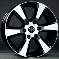 Фото диска Toyota TYP06 черный с полировкой