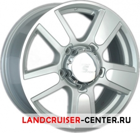 Диск LS Wheels 347 серебристый с полировкой