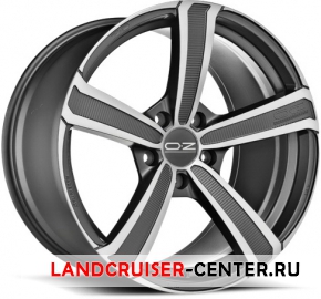 Диск OZ Racing MONTECARLO HLT серый с полировкой