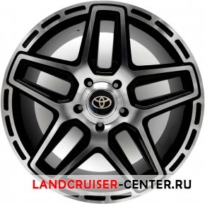 Диск  Toyota TYP02 черный с полировкой
