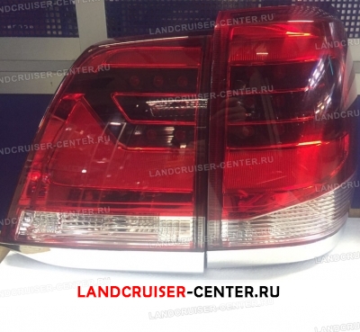 Задние фонари Toyota Land Cruiser 200  в стиле 2016 года