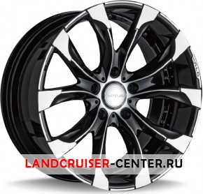 Диск WALD Jarret J11C черный с полировкой